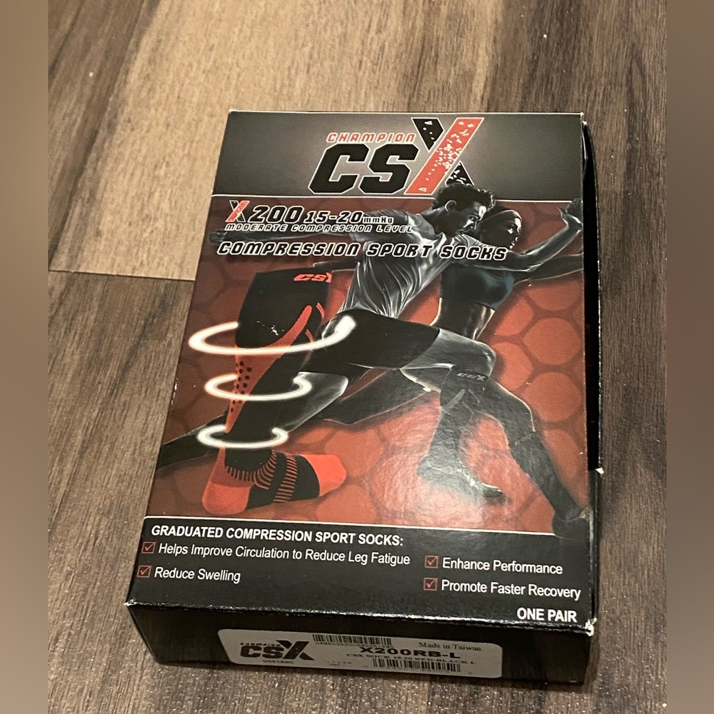 CSX x200 Compression Socks Adult Large Athletic Socks New